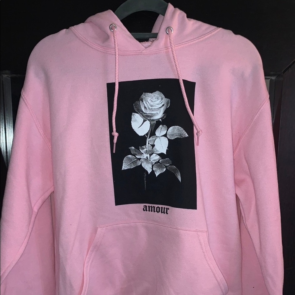 Pink amour hoodie